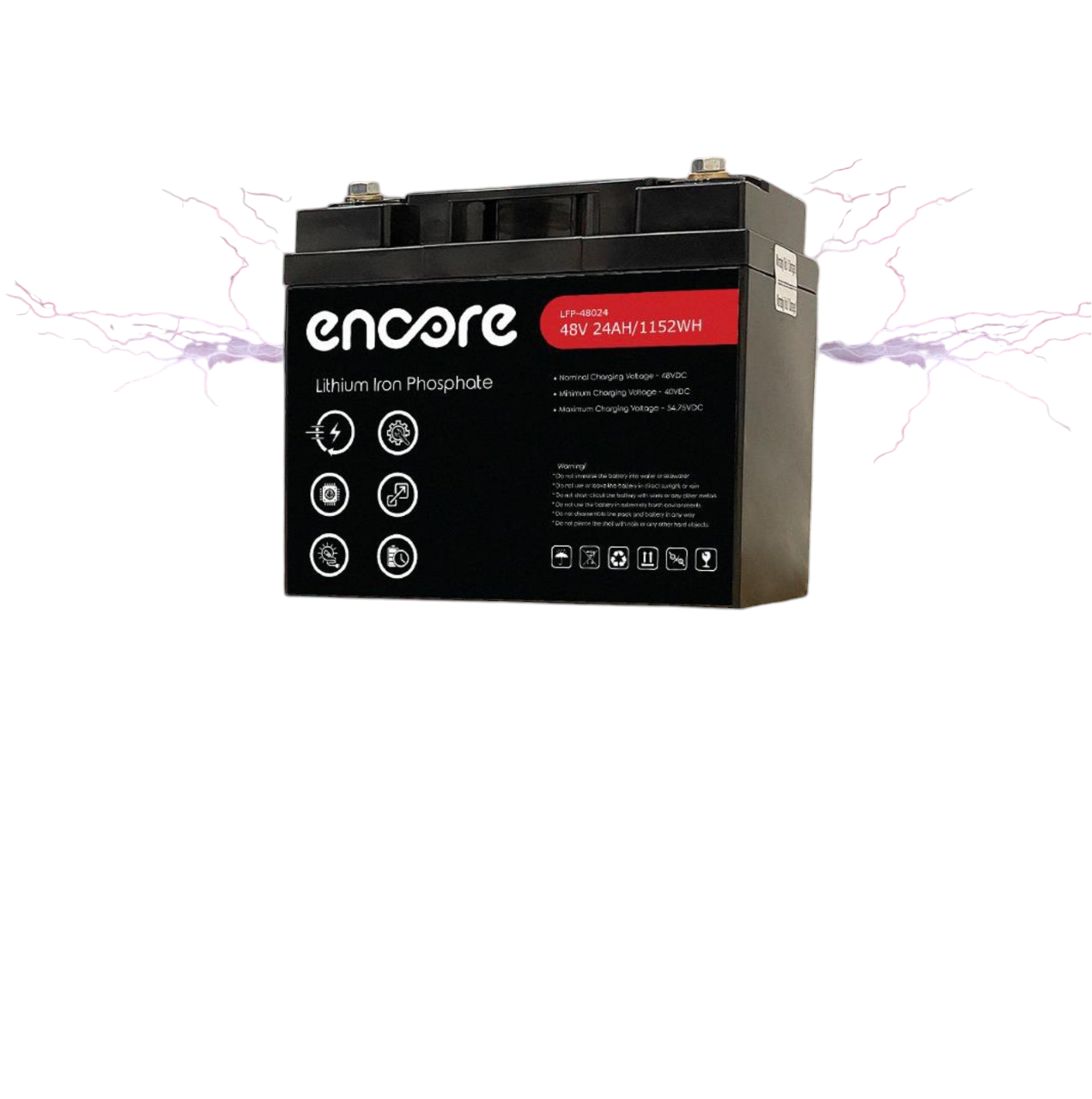 ENCORE Lithium Battery 12 - 24 - 48V | 1.2KWH