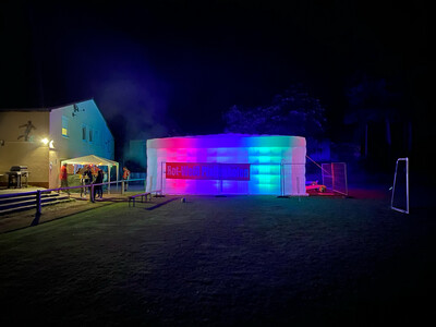 Partyzelt ab