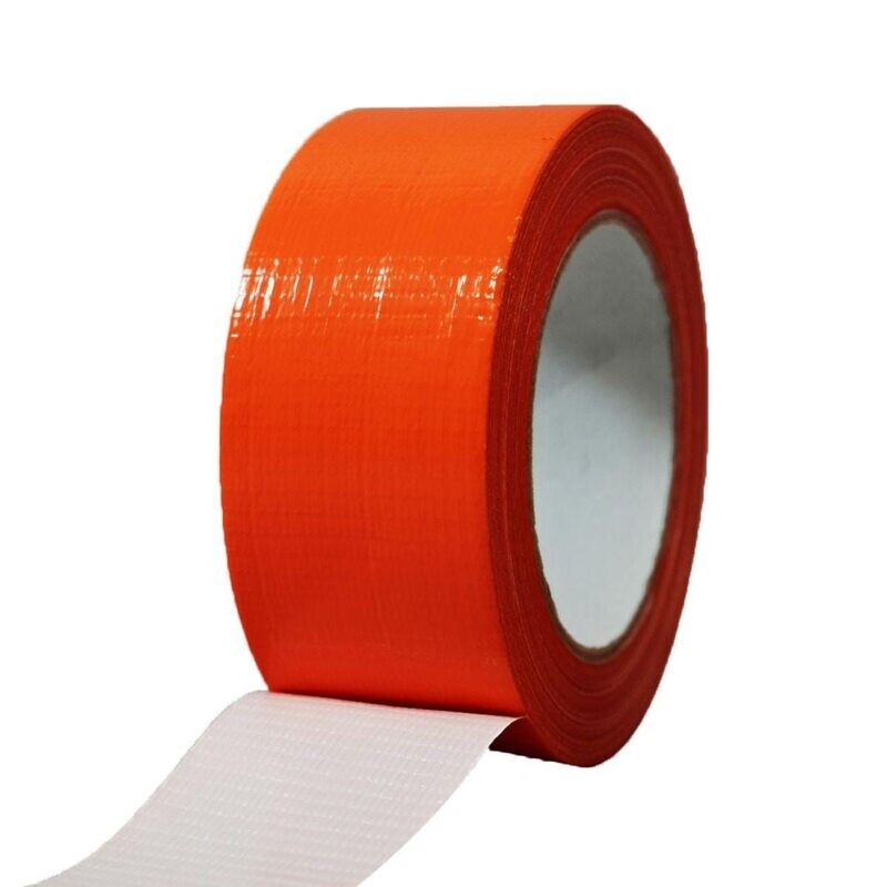 Ruban adhésif toilé orange 50mm x 25m