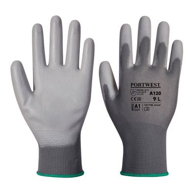 GANTS PRO-PU-GRIS - nylon avec paume en revêtement