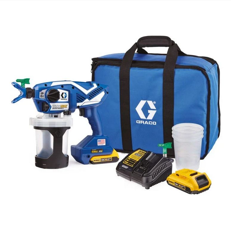 Pulvérisateur airless UltraMAX sans fil 18V (2x2,0 Ah) 138 bar - GRACO 17P258