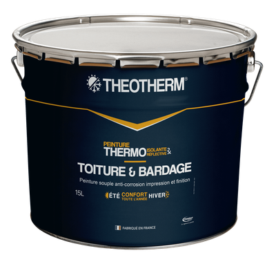Pot de peinture thermo-réfléchissante pour toiture et bardage