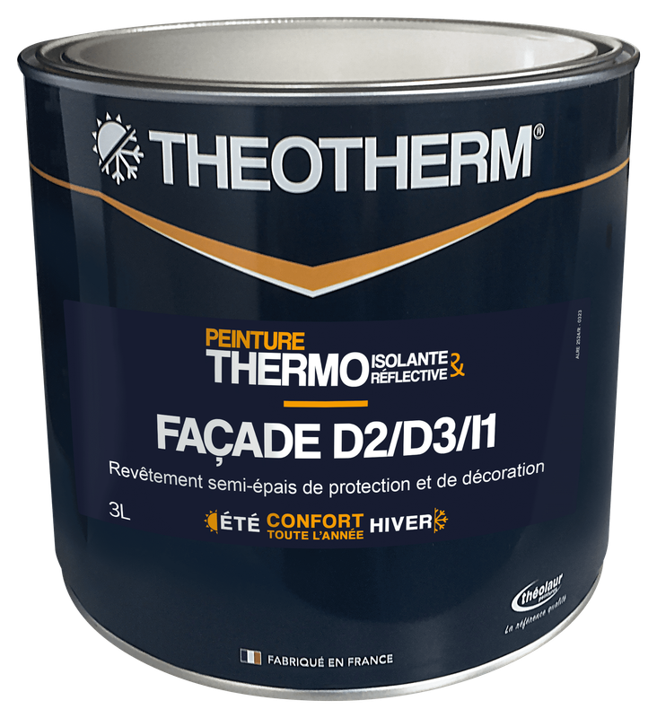 Pot de peinture theotherm façade D2/D3/I1