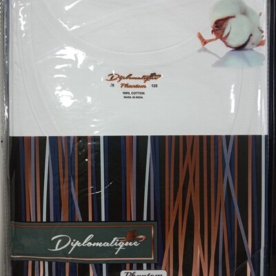 فنايل مقاسات كبيرة 1 قطع مقاس 120 (4XL) Diplomatique Phantom 