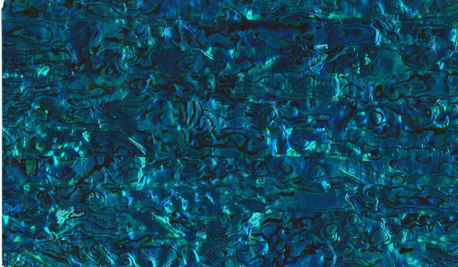 Abalone Sheet Blue High Gloss  L240mm x W140mm HM038