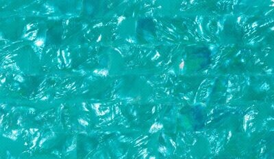 Flexible Mother of Pearl Sheet Peacock Green L240mm x W140mm  HMF023