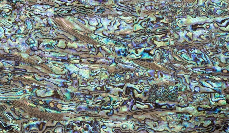 Flexible Abalone Sheet Lilac L240mm x W140mm HMF005