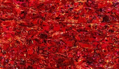 Vibrant Abalone Sheet - Red L240mm x W140mm HM036