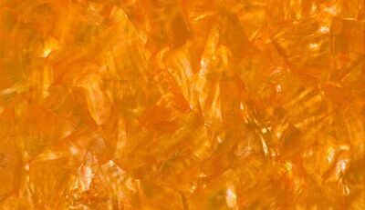 Mother of Pearl Vivid Orange Shell Sheet L200mm x W200mm HM048