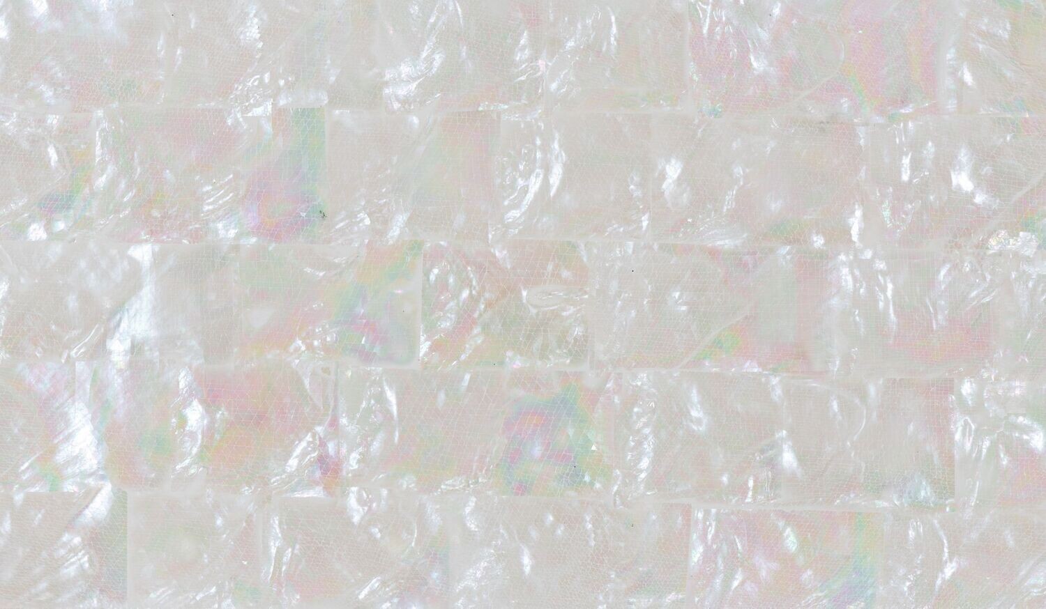 Flexible Mother of Pearl Real Sheet White Strip L240mm x W140mm x D0.35mm HMF015