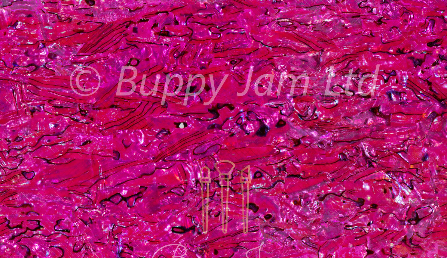 Flexible Abalone Sheet Pink  L240mm x W 140mm x D0.35mm HMF026