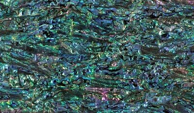 Flexible Abalone Sheet Black Lacquered L240mm x W140mm HMF010
