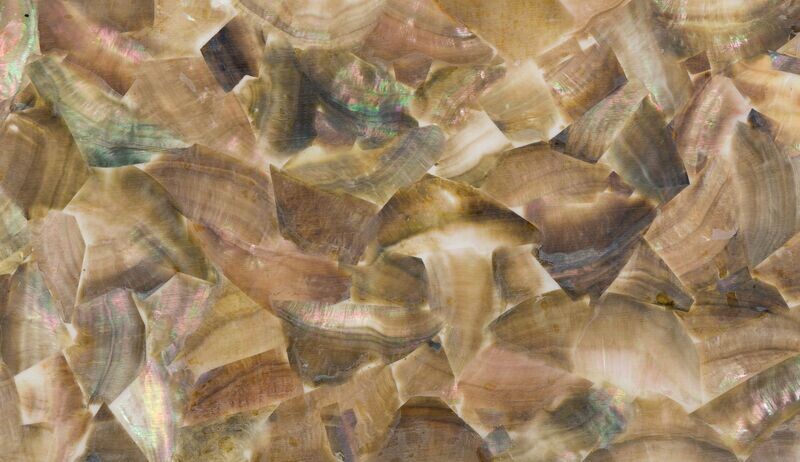 Mother of Pearl Black Irregular Real Shell Sheet  L240mm x W 120mm x D0.15mm HM049