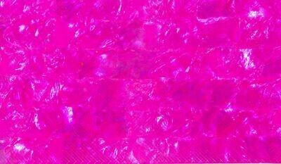 Vibrant Pink Real Mother Of Pearl Sheet L240mm x W140mm HMF019