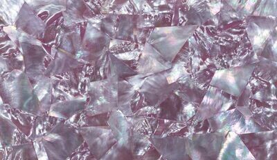Mother of Pearl Real Shell Sheet Lilac Irregular L240mm x W140mm x D0.35mm HM037