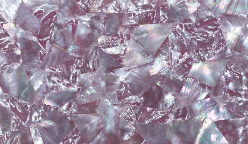 Mother of Pearl Real Shell Sheet Lilac Irregular L240mm x W140mm x D0.35mm HM037
