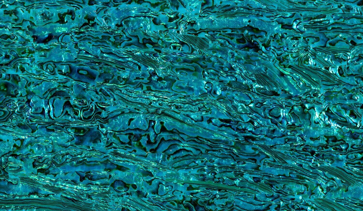 Flexible Abalone Real Shell Sheet Blue  L240mm x W140mm x D0.35mm HMF013
