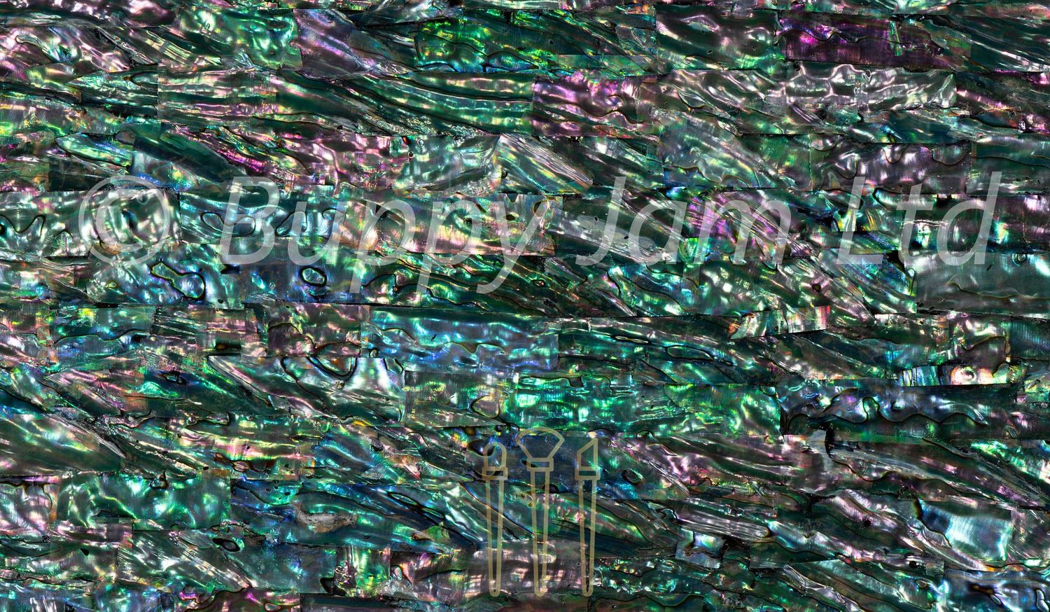 Abalone Real Shell Sheet Rainbow   L240mm x W140mm x D0.22mm HM003