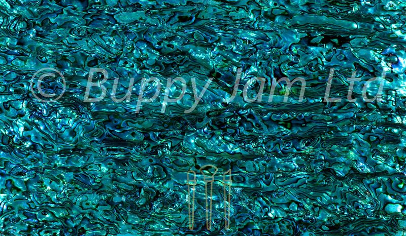 Abalone Sheet Blue L240mm x W140mm x D0.22mm HM013