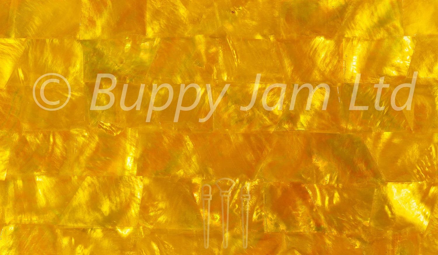 Mother of Pearl Sheet Yellow/Gold L240mm x W140mm HM020