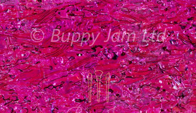 Flexible Abalone Sheet Pink  L240mm x W 140mm x D0.35mm HMF026