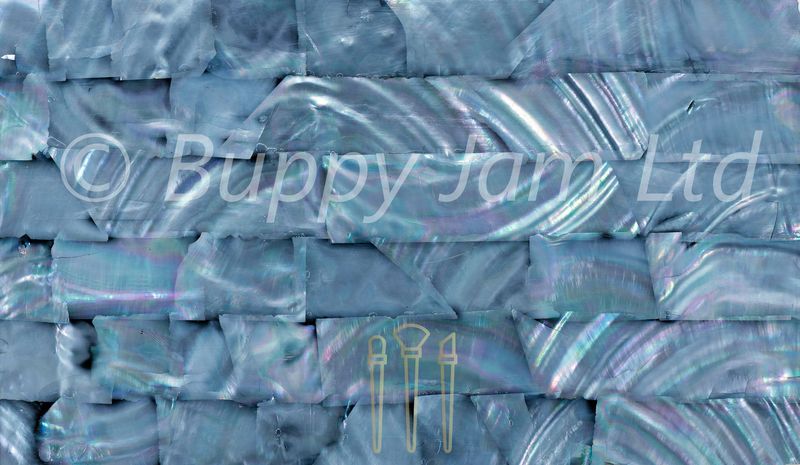 Mother of Pearl Sheet Dark Strip Black - L240mm x W140mm HM026 Mother of Pearl Sheet Dark Strip Black - L240mm x W140mm HM026