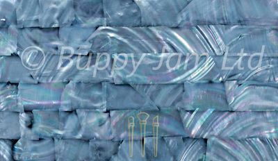 Mother of Pearl Sheet Dark Strip Black - L240mm x W140mm HM026 Mother of Pearl Sheet Dark Strip Black - L240mm x W140mm HM026