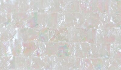 Flexible Mother of Pearl Real Sheet White Strip L240mm x W140mm x D0.35mm HMF015 Flexible Mother of Pearl Real Sheet White Strip L240mm x W140mm x D0.35mm HMF015