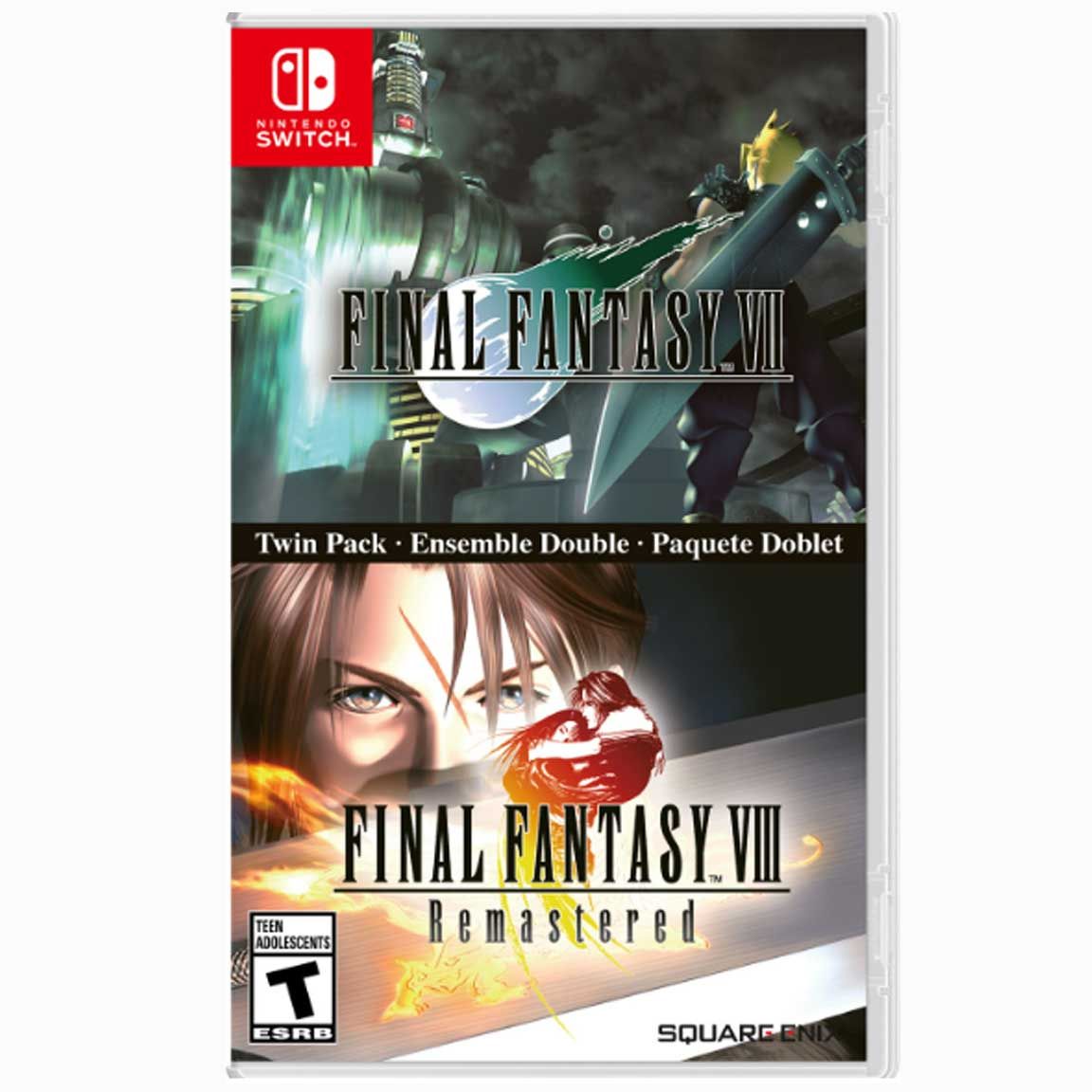 Final Fantasy VII &amp; Final Fantasy VII Remastered Twin Pack (Nintendo Switch)