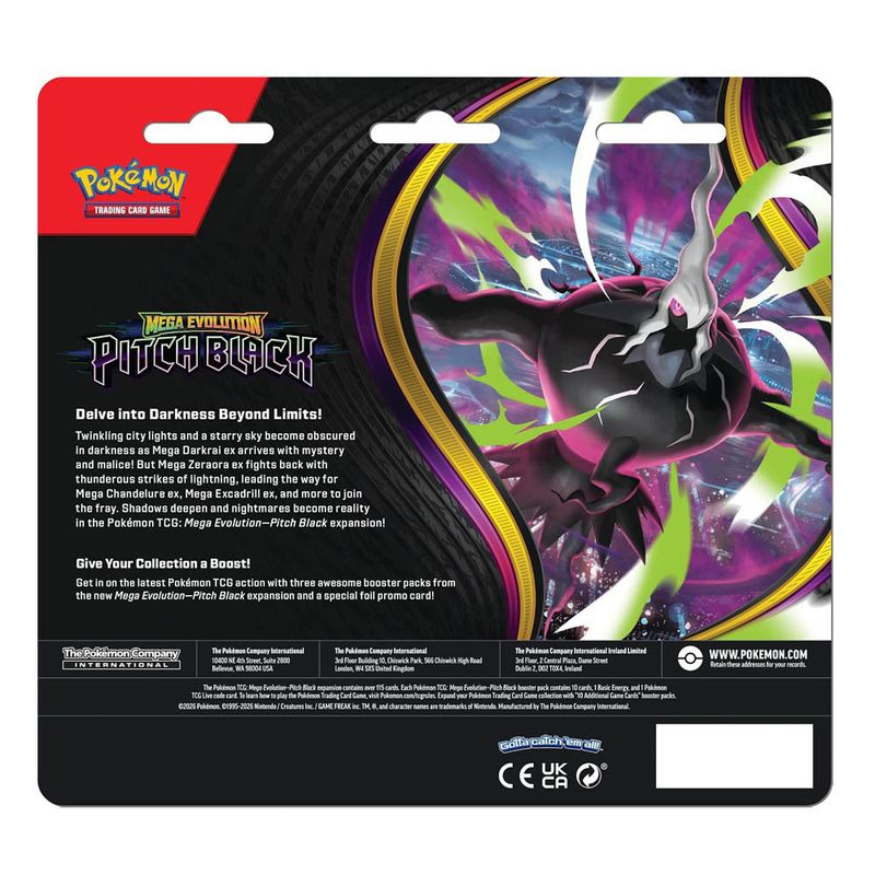 Pokémon Pitch Black 3-Pack Blister