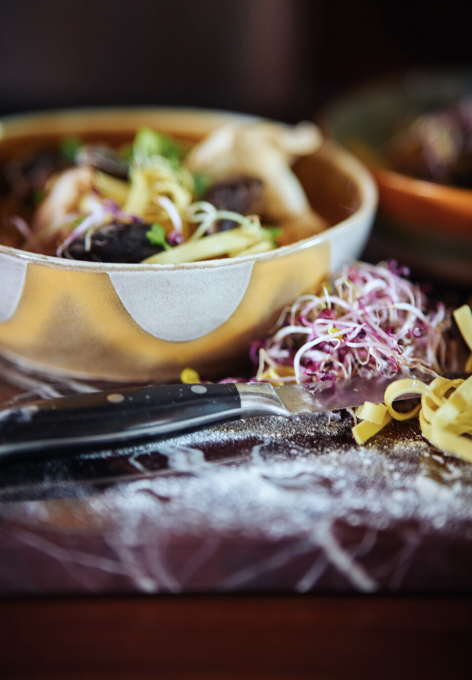 HK Living | 70&#39;s ceremics pasta bowl | oasis