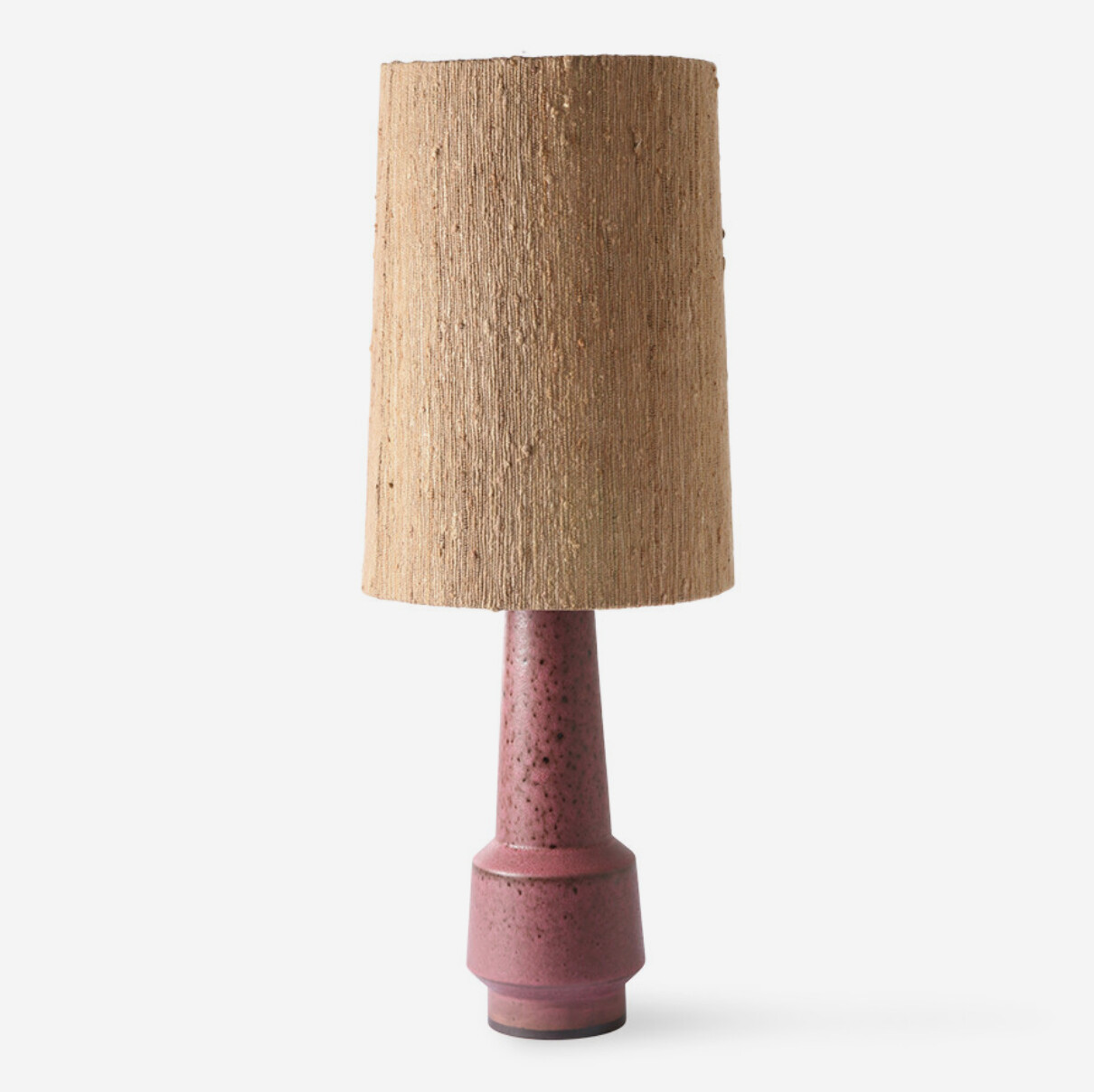 HK Living | cone lamp shade silk brown (Ã¸32cm)