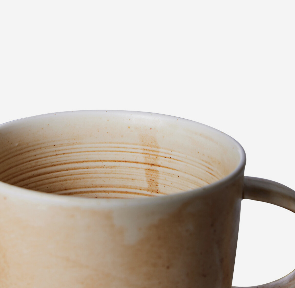 HK Living | Chef ceramics mug, rustic cream/brown