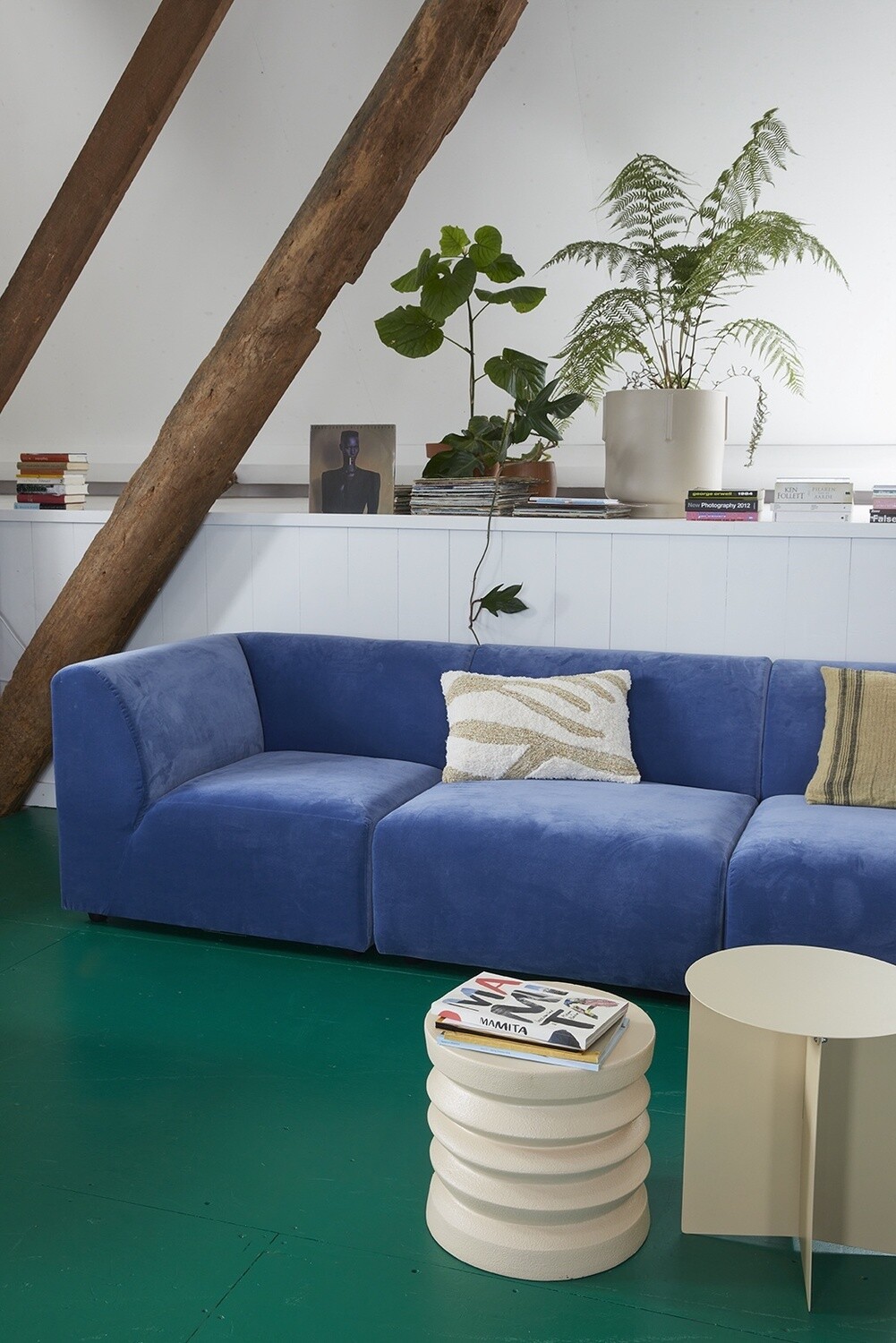 HK Living | Stoneware Side Table Cream