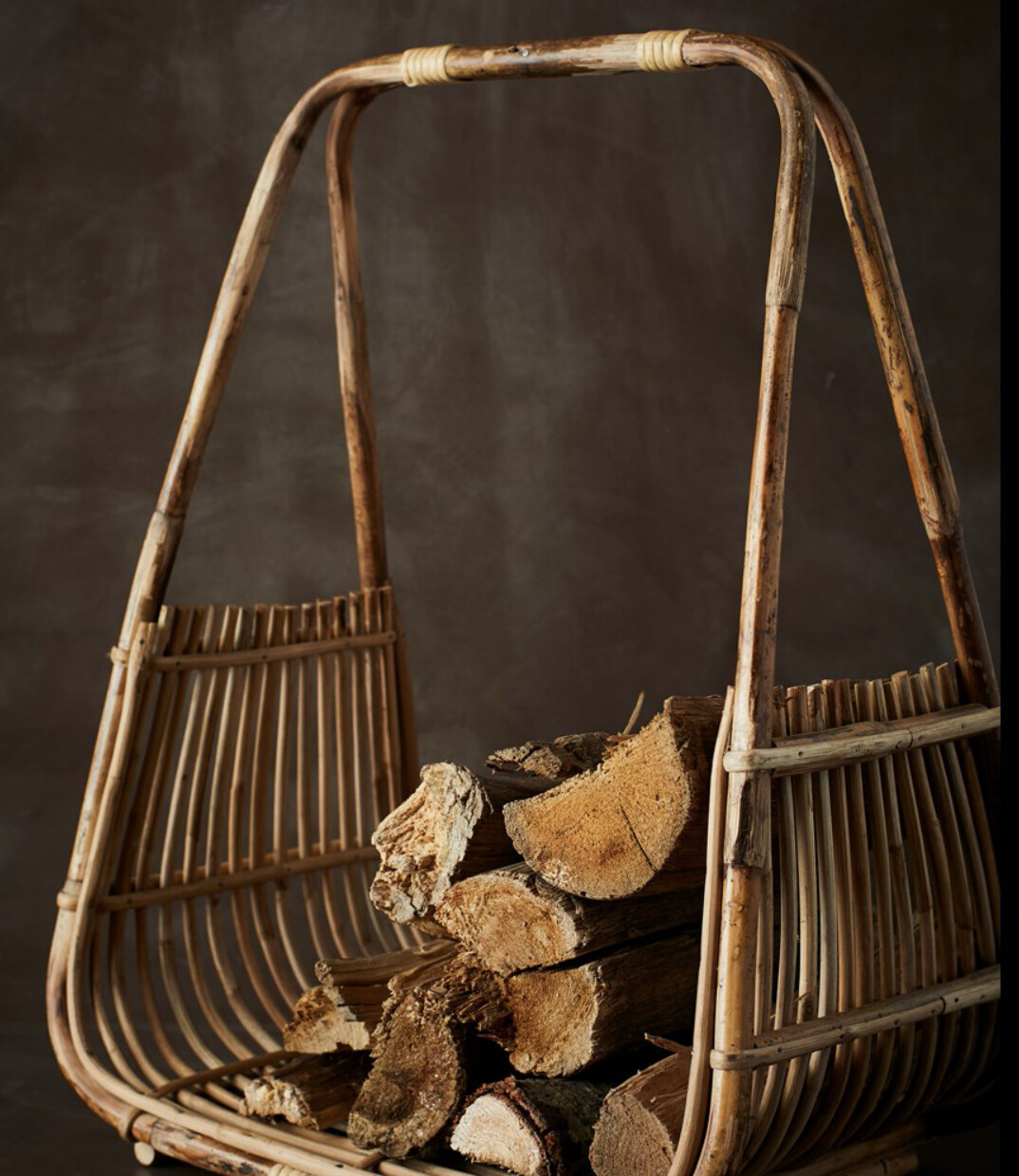 Madam Stoltz | Open cane basket