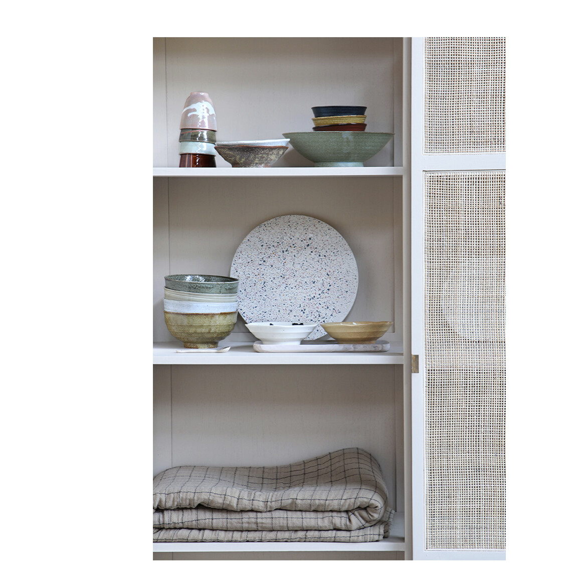HK Living | Sherpa throw | beige