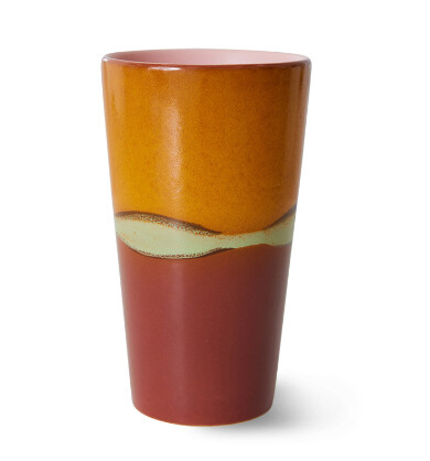 HK Living | 70&#39;s ceremics latte mug | clay
