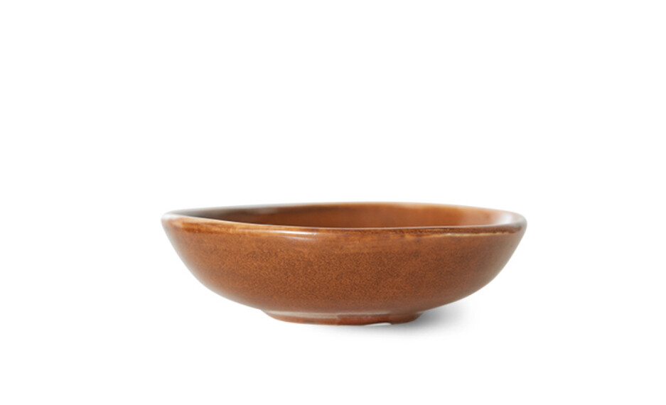 HK Living | Chef ceramics small dish | burned orange