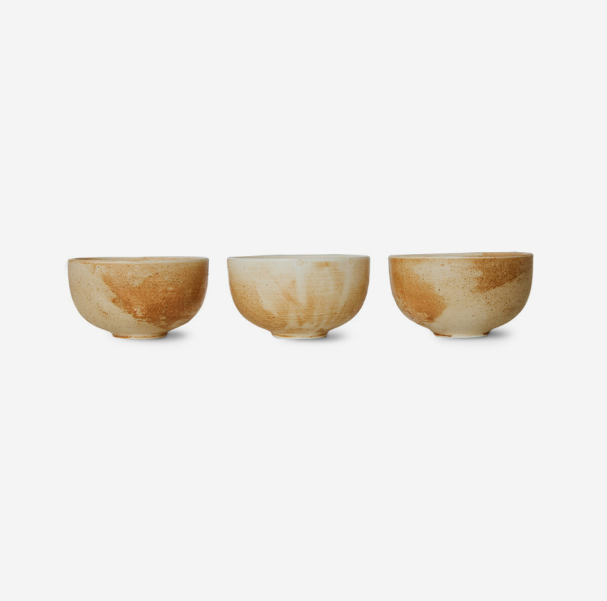 HK Living | Chef ceramics bowl rustic cream/brown
