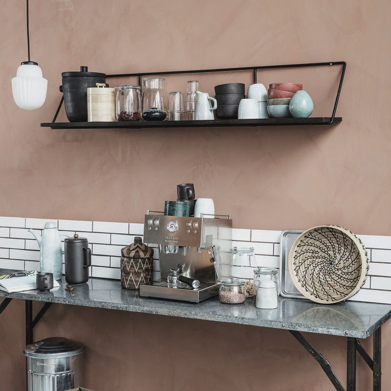 House Doctor | Shelf, wired, black stain
