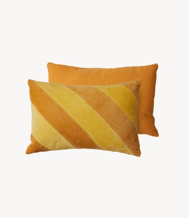 Hk Living | Striped velvet cushion april (60x40cm)