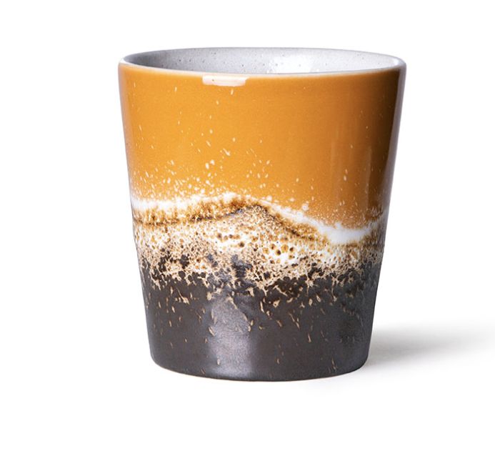 HK Living | 70&#39;s ceramics coffee mok | fire
