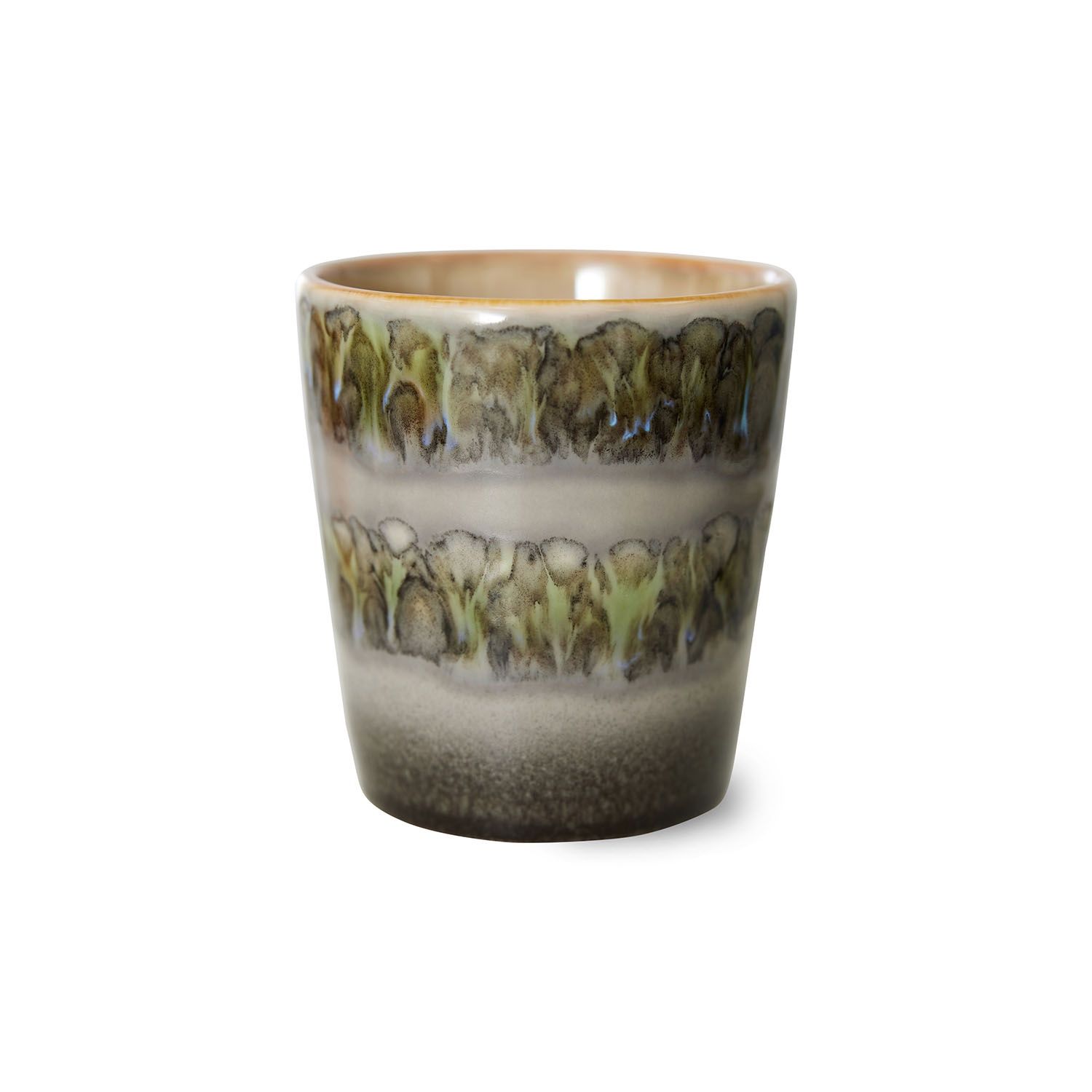 HK Living 70s ceramics: coffee mug fern