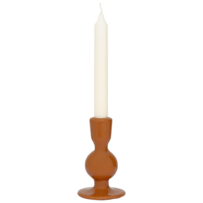 Urban Nature Culture candle holder Bowie B, adobe