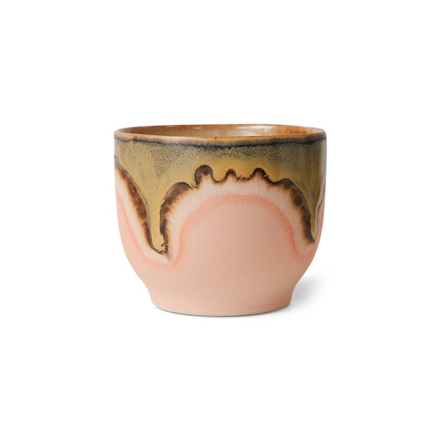 HK Living 70s ceramics: café cup Blossom