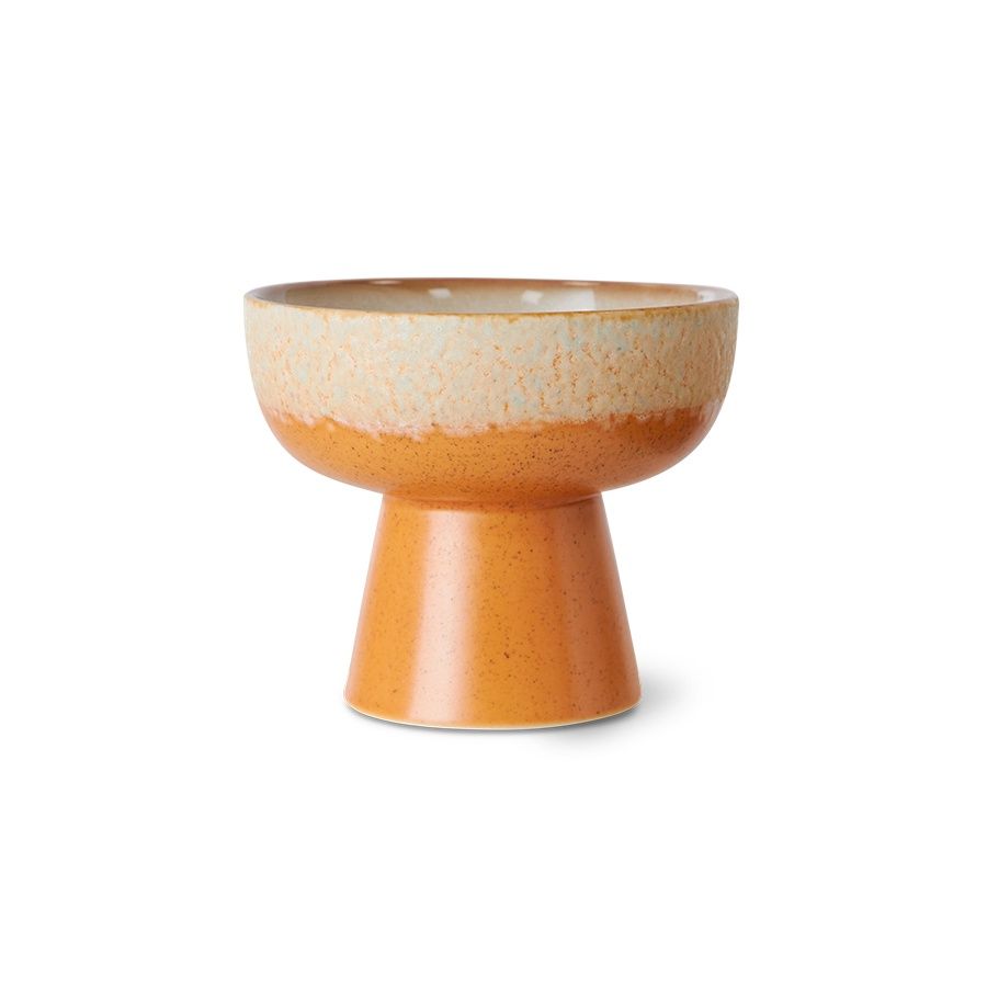 Hk Living 70s ceramics: tapas bowl on base S Dunes