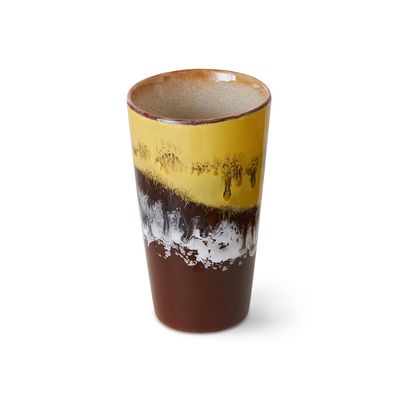HK Living 70s ceramics: latte mug creek
