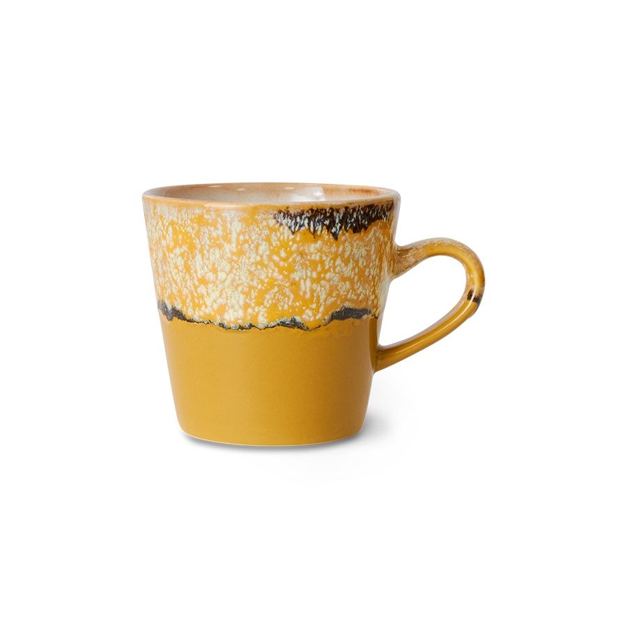 HK Living  70s ceramics: americano mug sunbeam