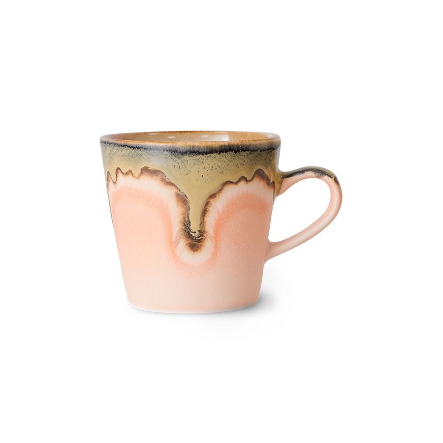 HK Living 70s ceramics: americano mug blossom