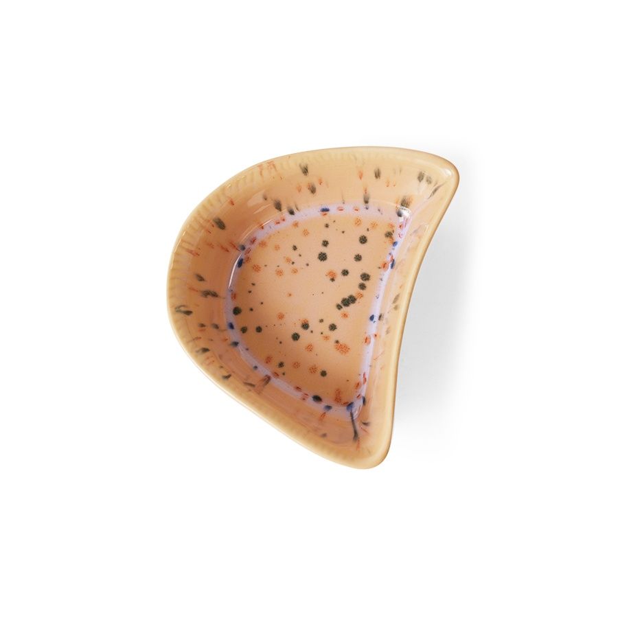 HK Living | Shell tapas bowl | Speckled